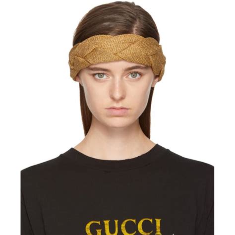 gucci headband black and gold|Gucci headband for sale.